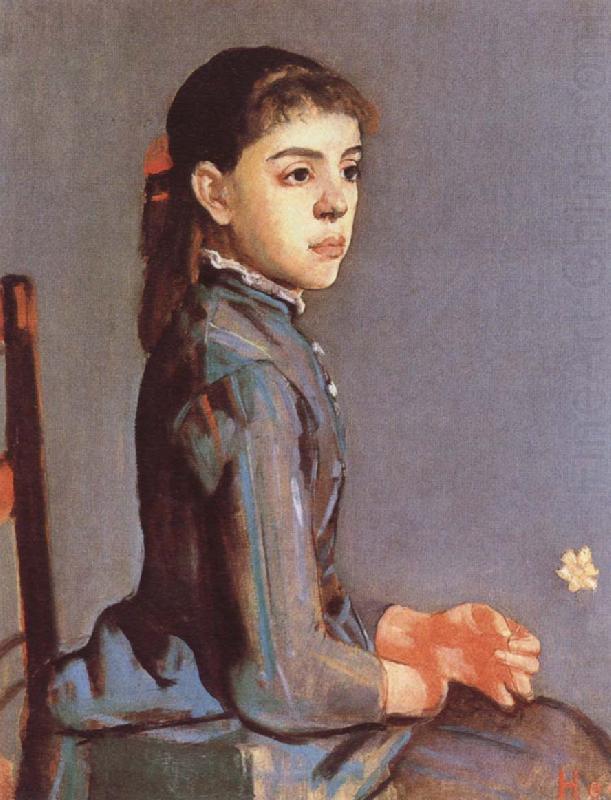 Portrait of Louise-Delphine Duchosal, Ferdinand Hodler